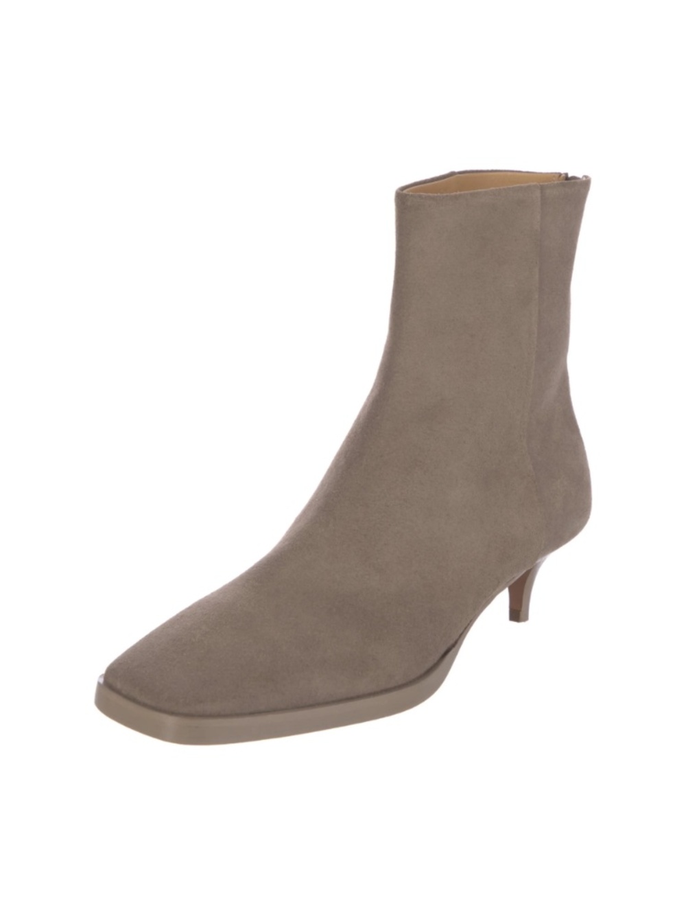 MM6 Maison Margiela Grey Suede Ankle Boots